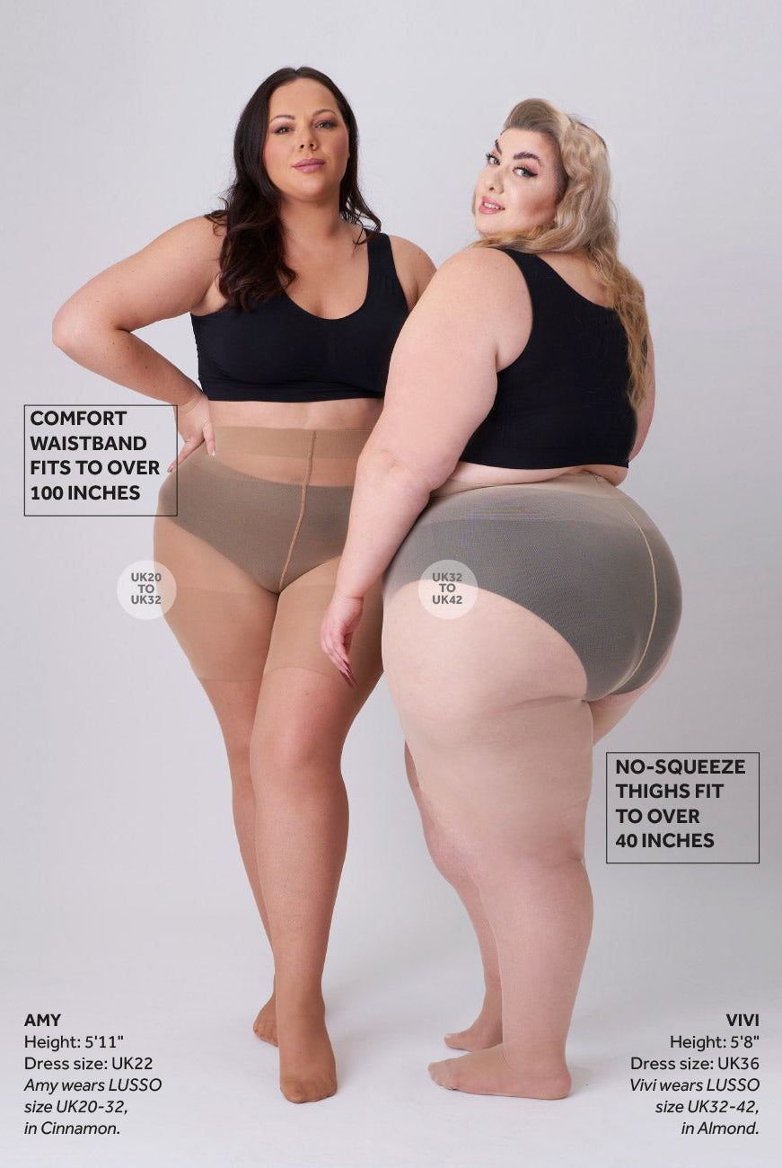 Lusso Big Bloomers Plus Size tights