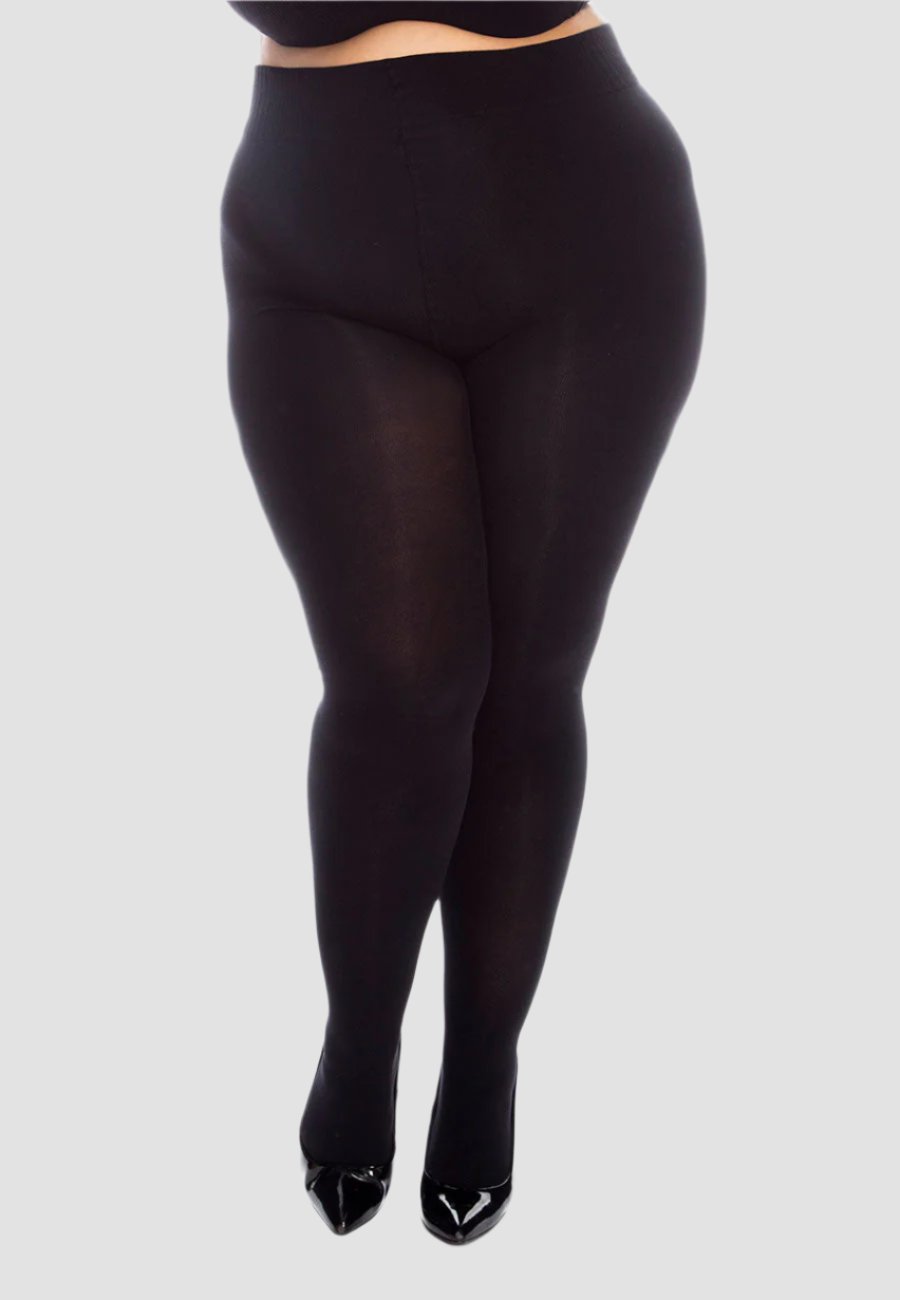 Plus size 20 denier tights with Lycra stretch – The Big Bloomers Company