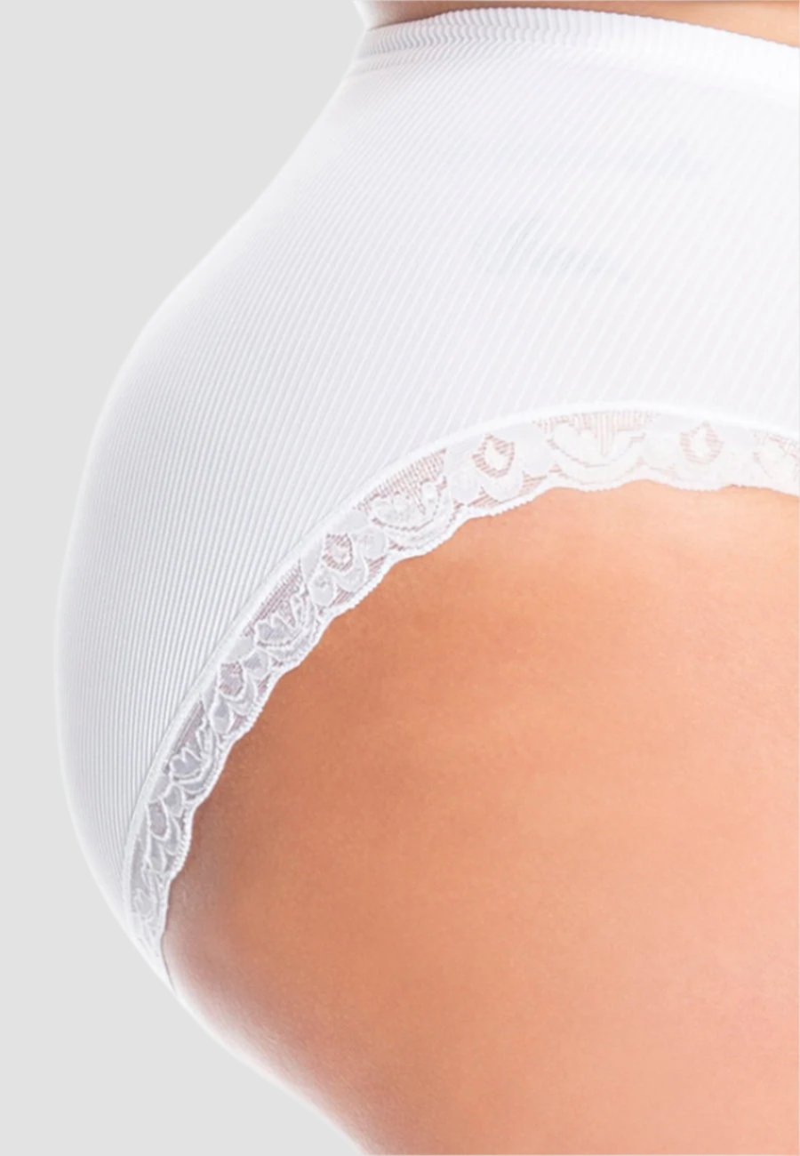 All Woman matching plus size lace top and knickers The Big Bloomers Company