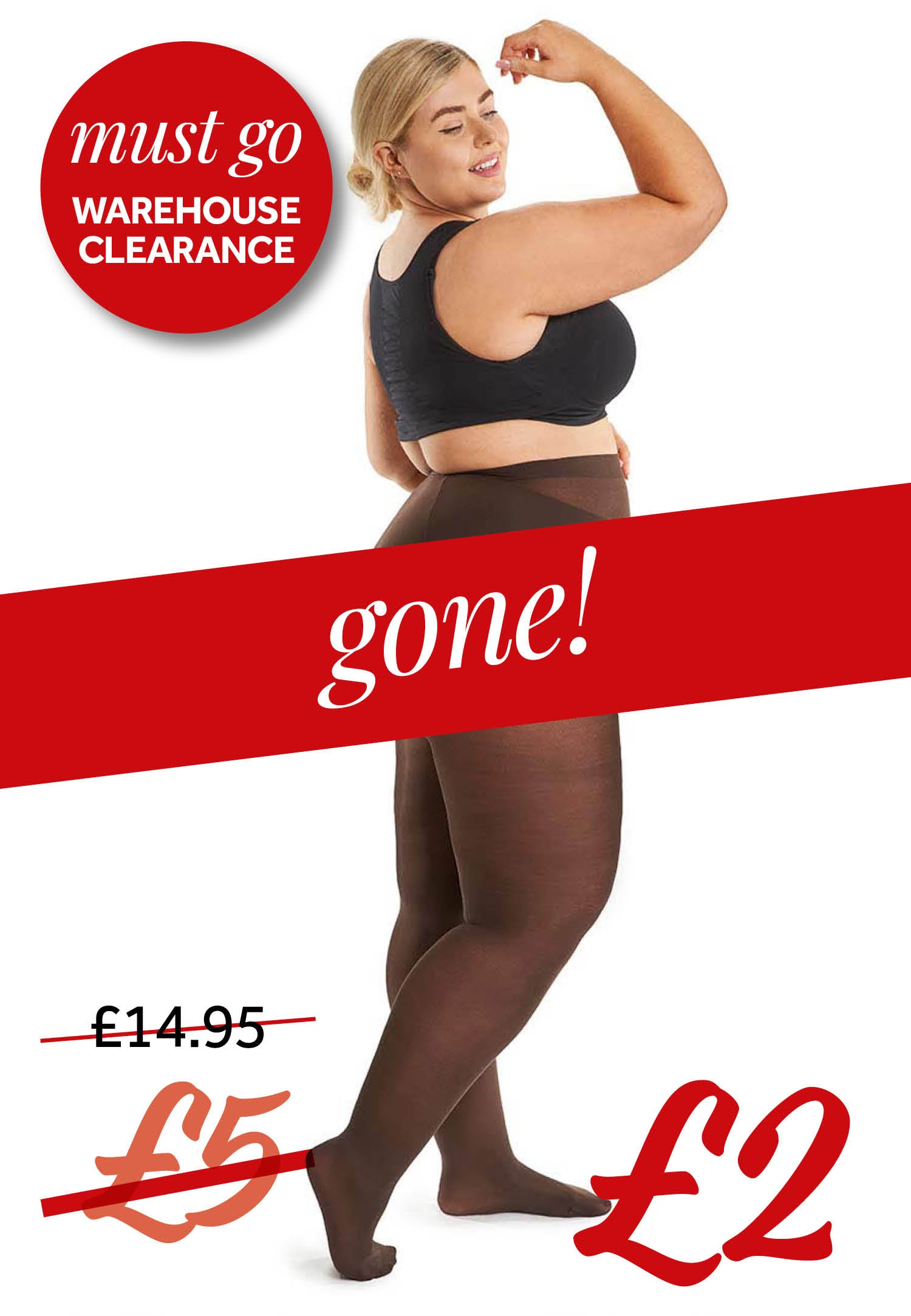 All Woman 50 denier tights - Mocca - CLEARANCE