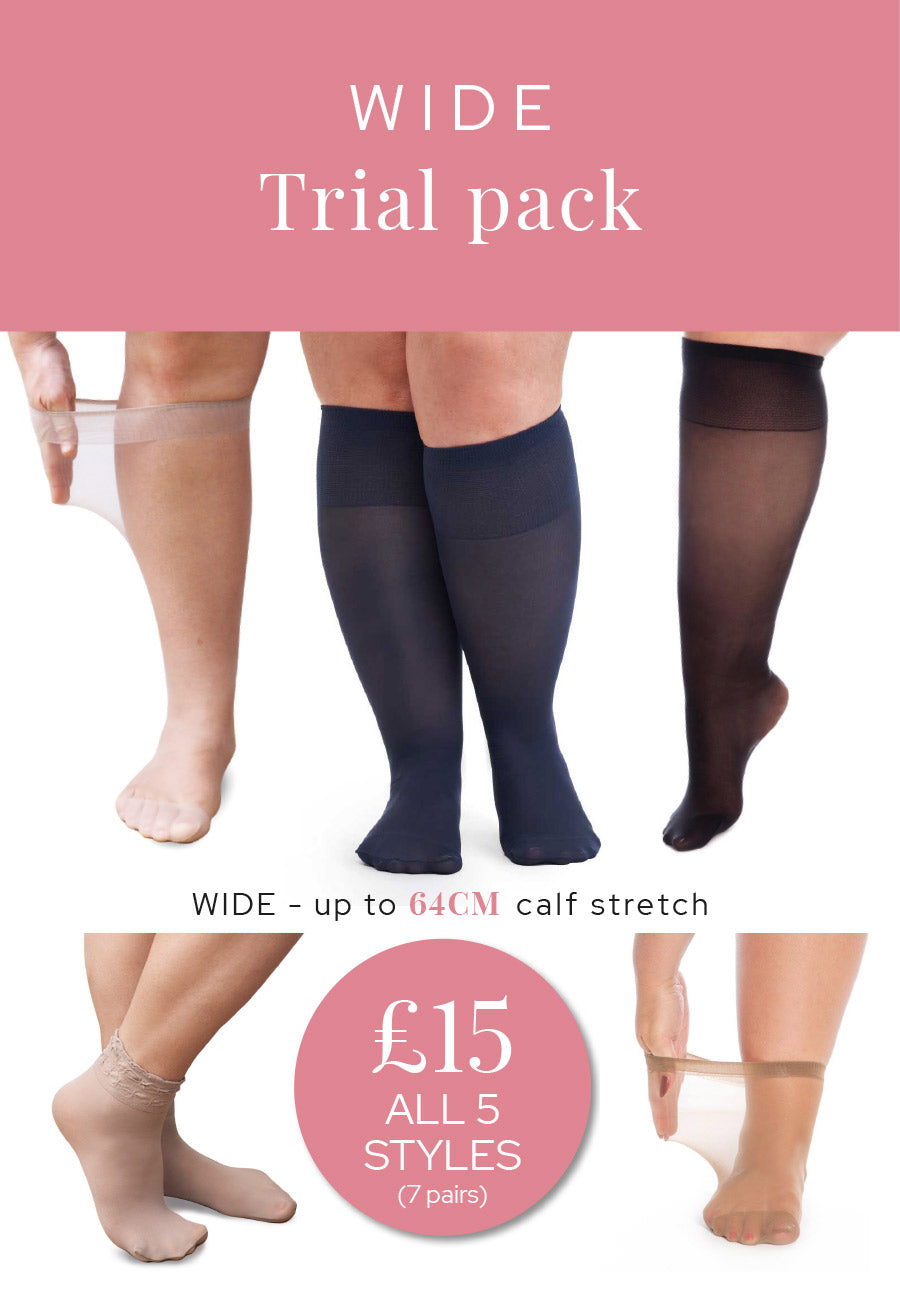 £15 Wide knee high trial pack
