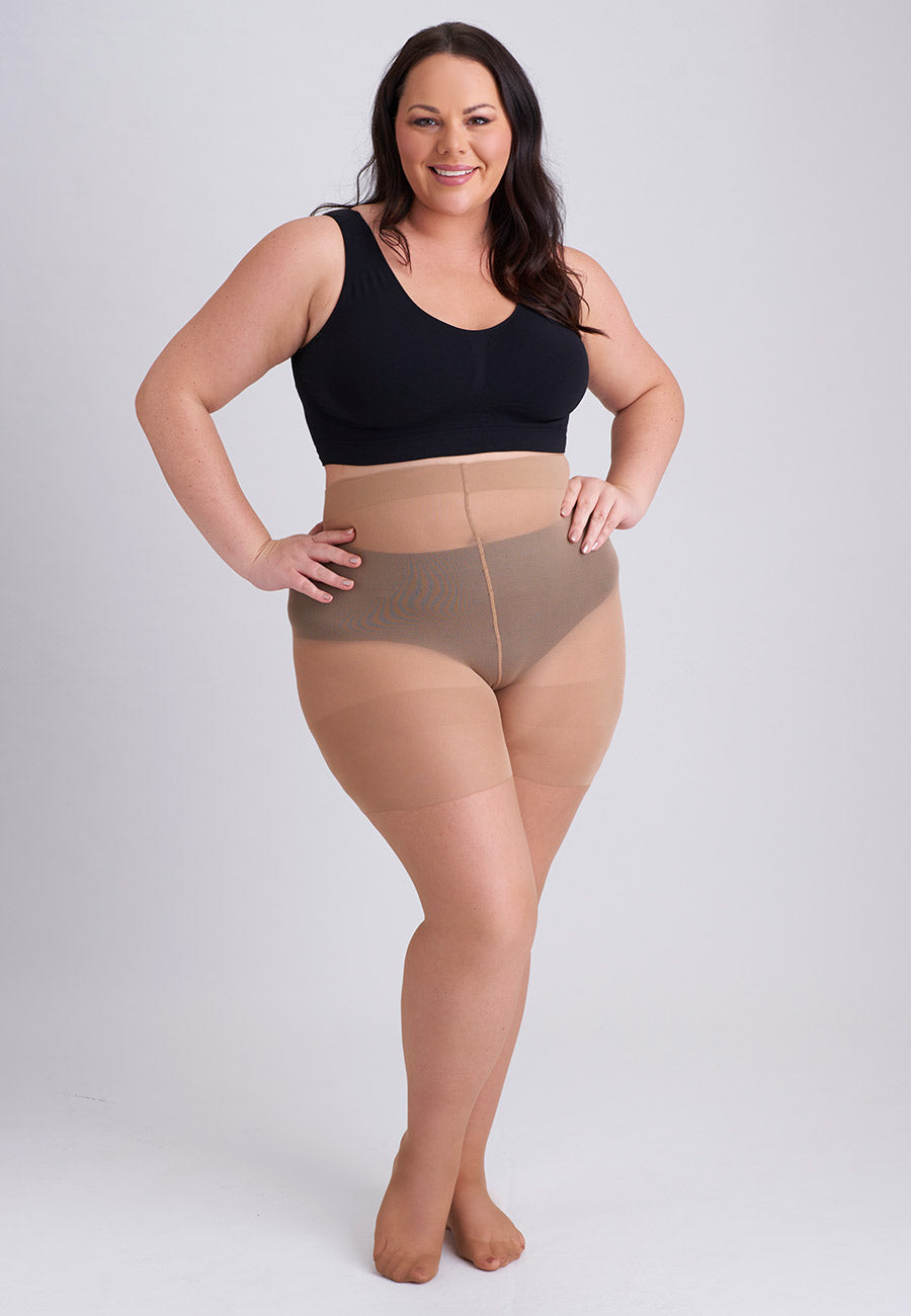 Lusso 15 denier tights - plus size sheers – The Big Bloomers Company