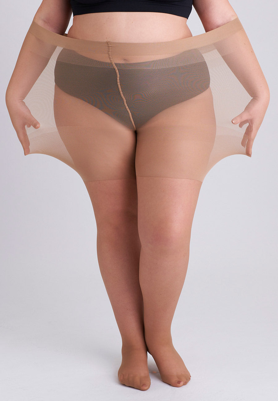 Lusso 15 denier tights - plus size sheers – The Big Bloomers Company