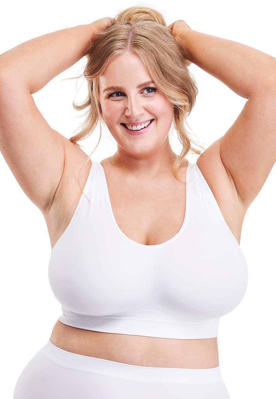 Plus Size Pull on Bras  Extra Large Big Bras – The Big Bloomers Company