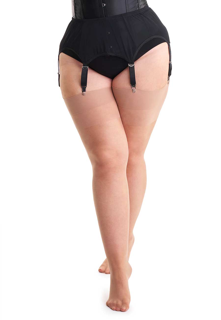 All Woman plus size 20 denier stockings with Lycra – The Big Bloomers  Company
